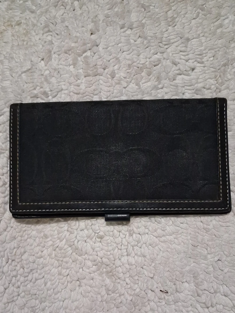 Coach Checkbook Cover